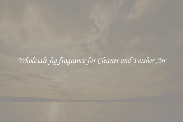 Wholesale fig fragrance for Cleaner and Fresher Air