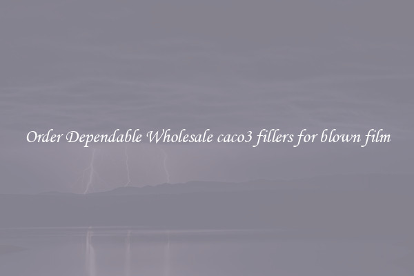 Order Dependable Wholesale caco3 fillers for blown film