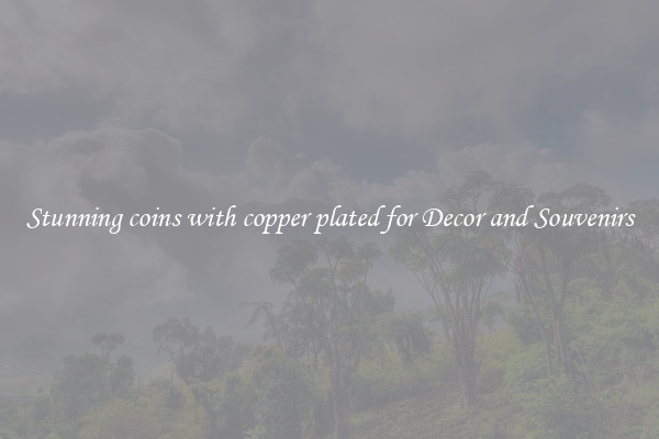Stunning coins with copper plated for Decor and Souvenirs
