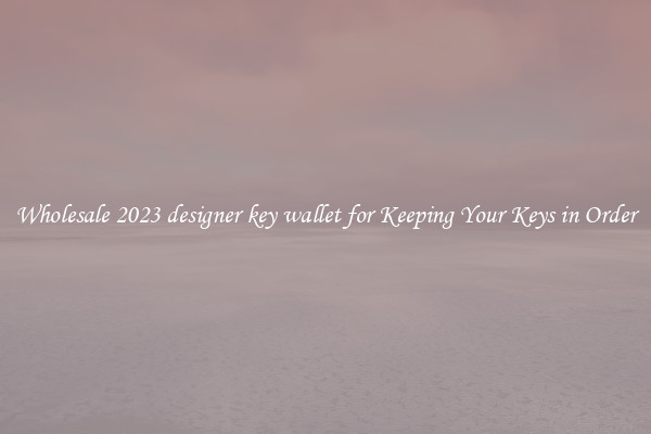 Wholesale 2023 designer key wallet for Keeping Your Keys in Order
