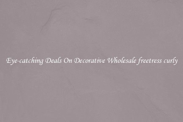 Eye-catching Deals On Decorative Wholesale freetress curly