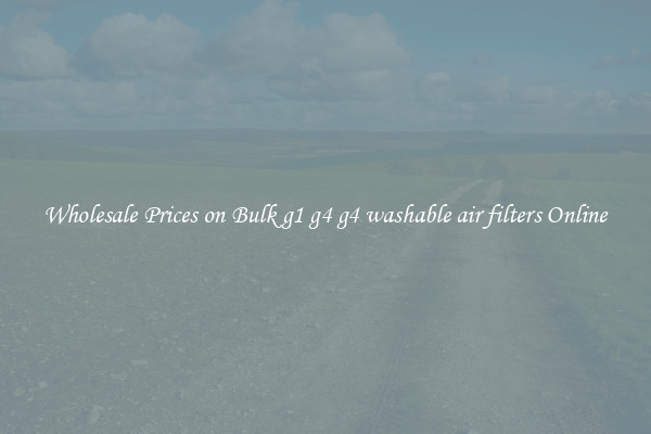 Wholesale Prices on Bulk g1 g4 g4 washable air filters Online