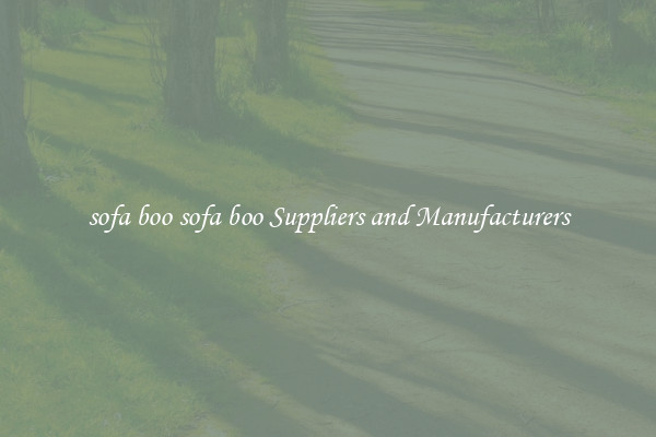 sofa boo sofa boo Suppliers and Manufacturers